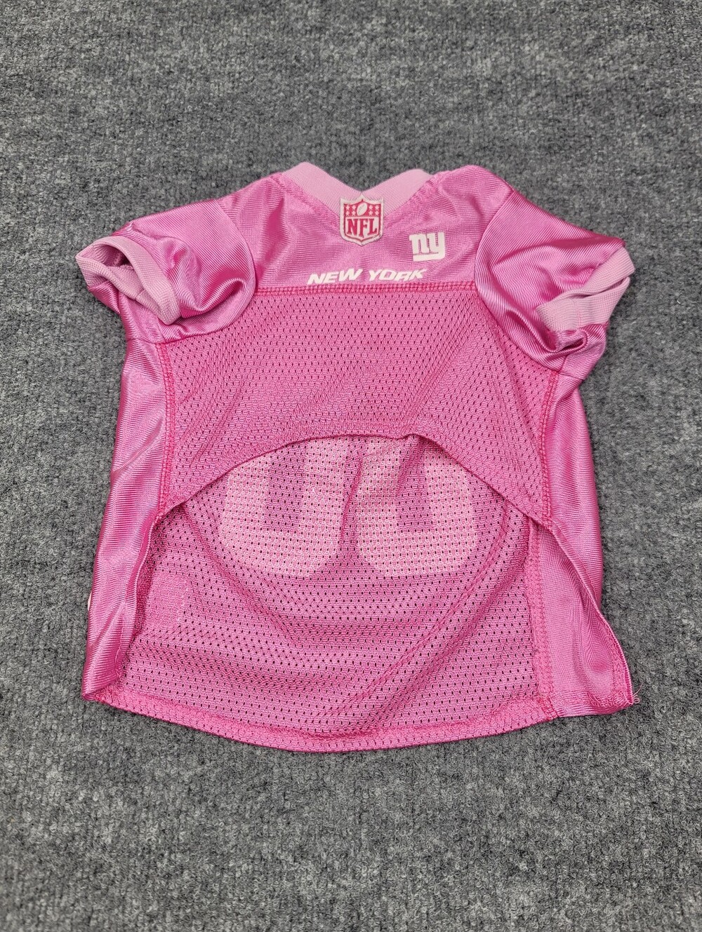 New York Giants Licensed NFL Pets First Jersey Mesh Pink